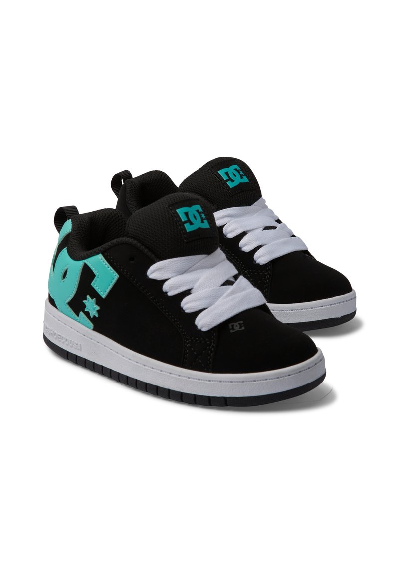 Baskets DC Shoes Court Graphique Noir Caoutchouc - Taille 44 EU | Neuf Avec étiquettes