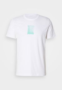 BRUSH STROKE GRAPHIC TEE - T-shirt con stampa - bright white