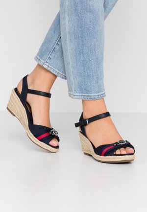 Platåsandaletter - dark blue