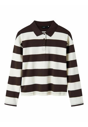 STREIFEN - Polosärk - chocolate brown