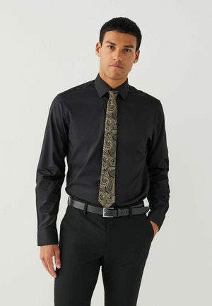 REGULAR FIT - SET PACK - Camisa - black gold paisley