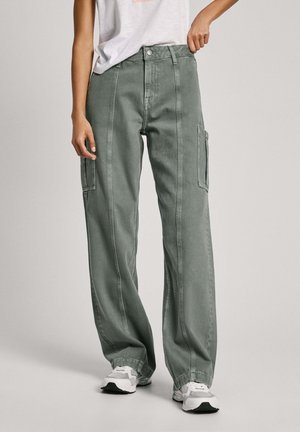 STRAIGHT LEG - Vaqueros rectos - washed green