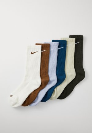 EVERYDAY PLUS CREW UNISEX 6 PACK - Chaussettes de sport - blueforce/sequoia/mosswoodbrown/ghost/ltkhaki/sail
