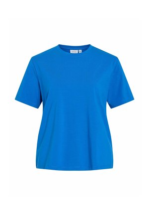 VILA, VINORA S/S T-SHIRT - NOOS - Lihtne T-särk - victoria blue
