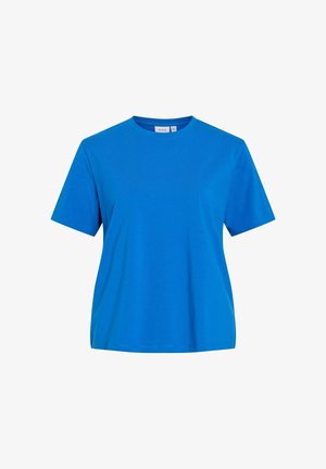 VILA, VINORA S/S T-SHIRT - NOOS - Lihtne T-särk - victoria blue
