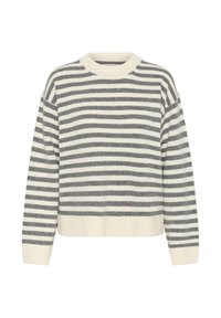 VINASPW PU - Pullover - grey melange whitecap stripe