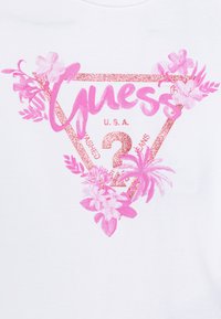 Guess Μπλουζάκι με στάμπα - pure white