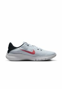 Nike Performance FLEX EXPERIENCE RN 11 - Sapatos para corrida em estrada - football grey black white bright crimson