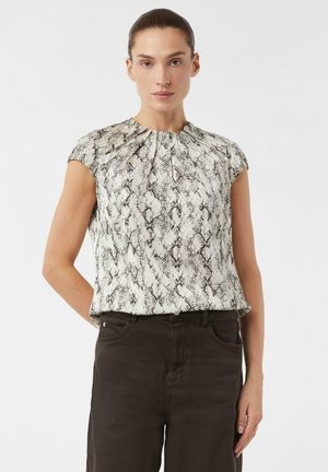 T-Shirt print - steingrau