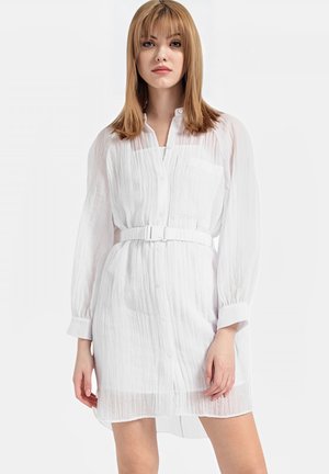 Shirt dress - bianco