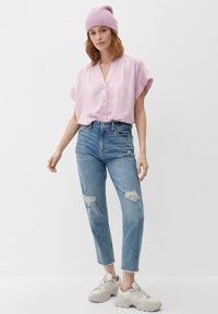 QS Overhemdblouse - zartrosa