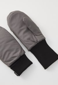Hallitussoojendusega hallid kindad pehme välispinnaga, soonilised mustad mansetid ja elegantne disain. Omab lisaks pöialt, mis pakub suuremat osavust.