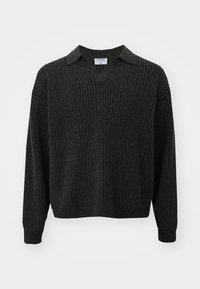 Pulover - mocha/navy