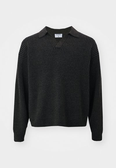Filippa K Džemper - mocha/navy