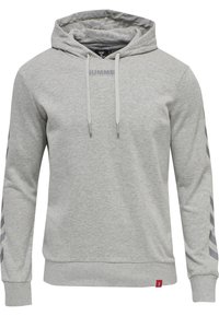 Hummel Felpa con cappuccio - mottled grey