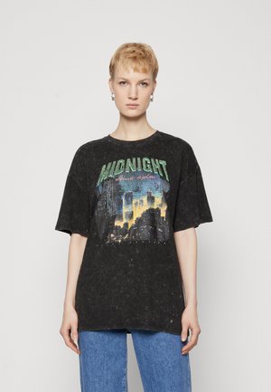 ONLY Tall ONLLUCCA LIFE NIGHT BOX - Μπλουζάκι με στάμπα - black