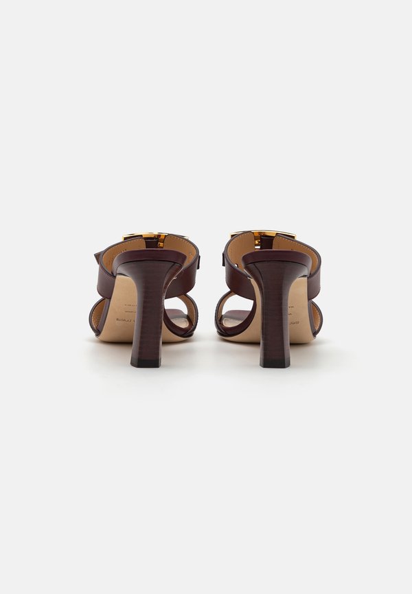 SABOT - Heeled mules - bordeaux4