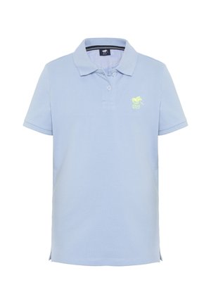 Polo Sylt BASIC-LOOK MIT LABEL-STITCHING - Poloshirt - brunnera blue