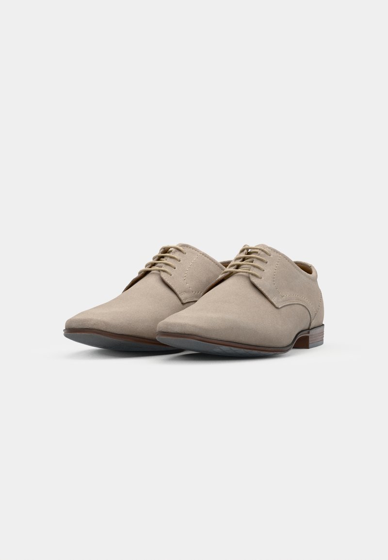 princess polly baby blue dress Suede Derby shoes in beige - Brunello Cucinelli main image 0