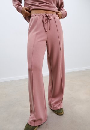 Stradivarius SOFT-TOUCH - Träningsbyxor - light pink