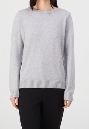Pullover - mottled light grey