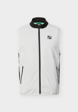 Malbon, PERFORMANCE PANEL VEST - Bodywarmer - silver-coloured/black
