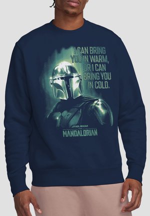 Star Wars, THE MANDALORIAN BRING YOU IN COLD QUOTE - Sweatshirt - dark blue