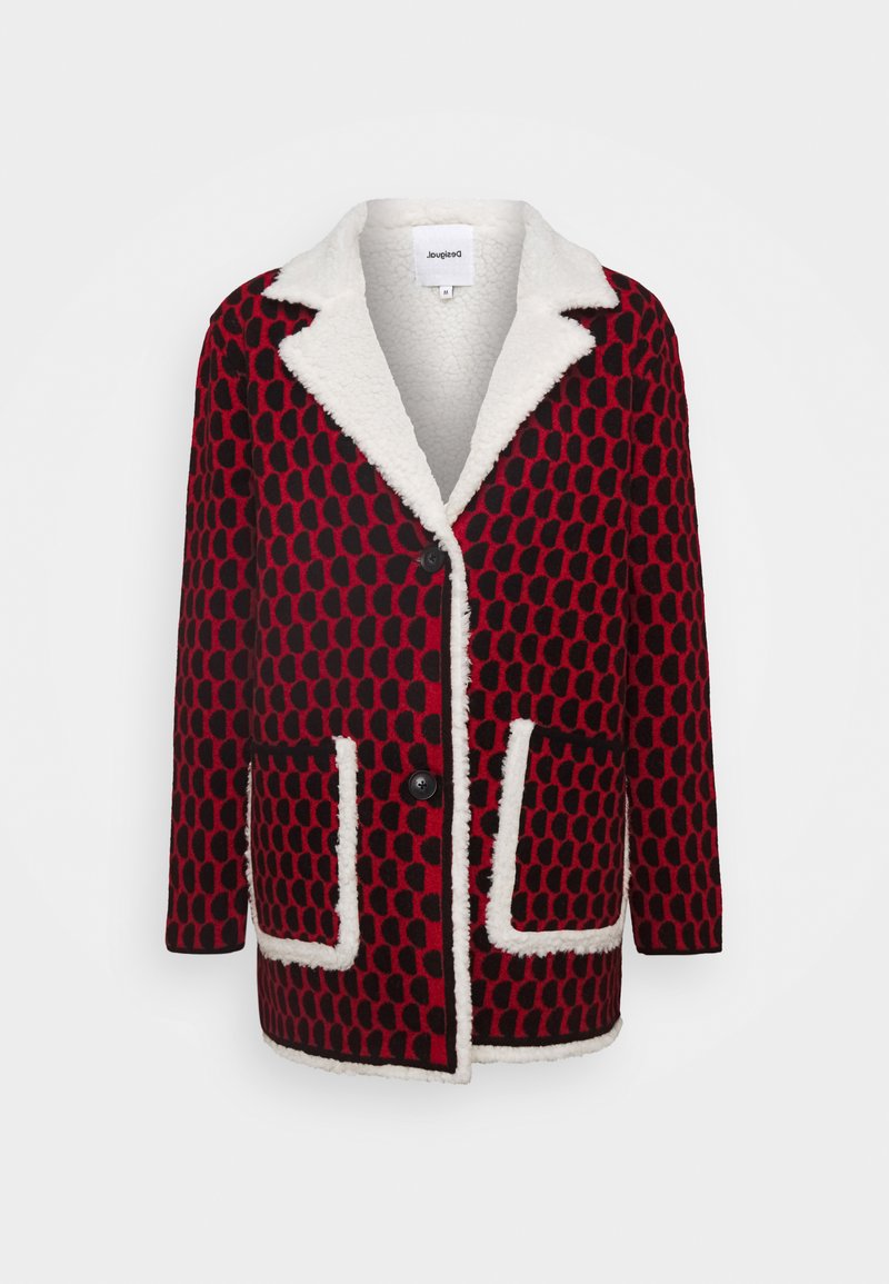 Desigual Halflange jas rood