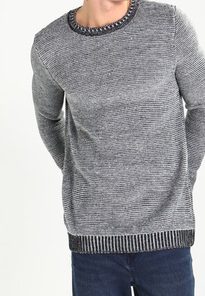 Strickpullover - black