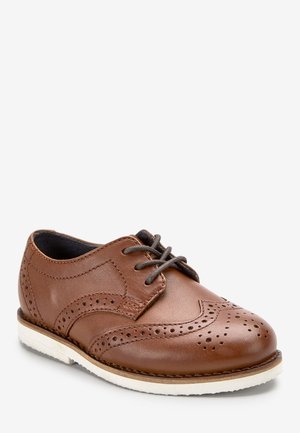 Next Wide Fit Brogues - Rennot nauhakengät - brown