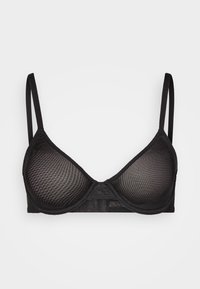 UNLINED DEMI BRA - Beugel BH - black