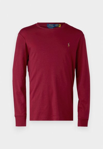 Polo Ralph Lauren CUSTOM SLIM FIT SOFT COTTON T-SHIRT - Μπλούζα με μακριά μανίκια - red carpet