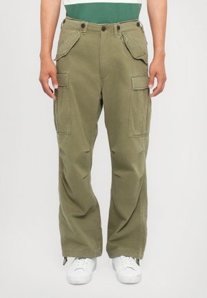 Pantalones cargo - olive green
