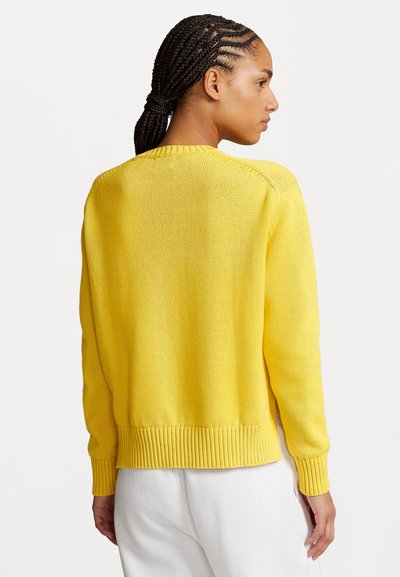 Polo Ralph Lauren COTTON CREWNECK SWEATER - Strikkegenser - sunfish yellow