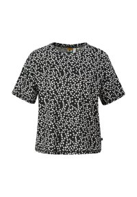 QS MIT ALL-OVER-PRINT - T-shirt imprimé - schwarz