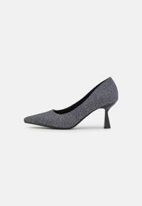 Classic heels - silver/glitter