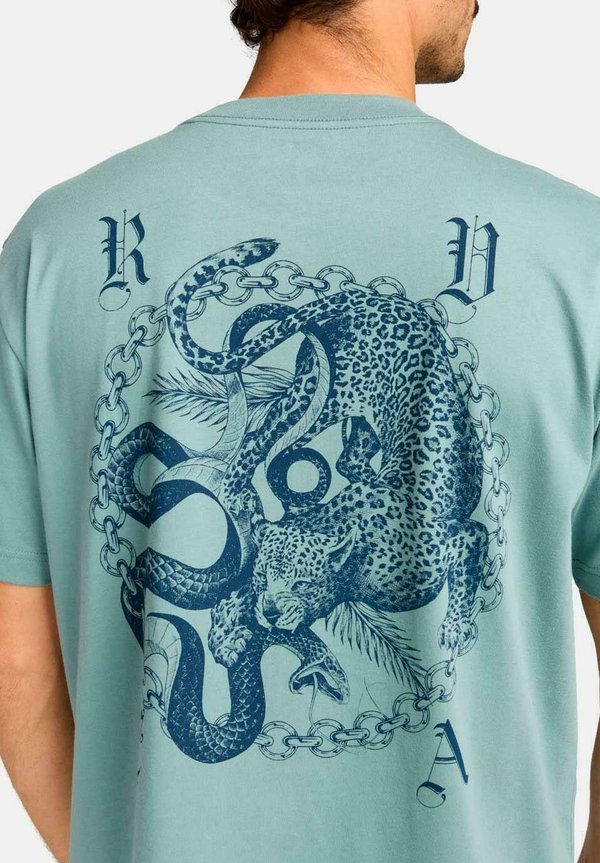 BENJ BATTLE - Print T-shirt - lead3