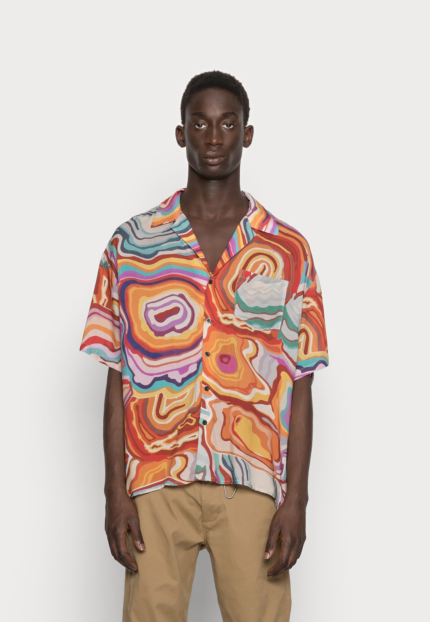 Herren ABSTRACT 70S REVERE SHIRT - Hemd Herren ABSTRACT 70S REVERE SHIRT - Hemd