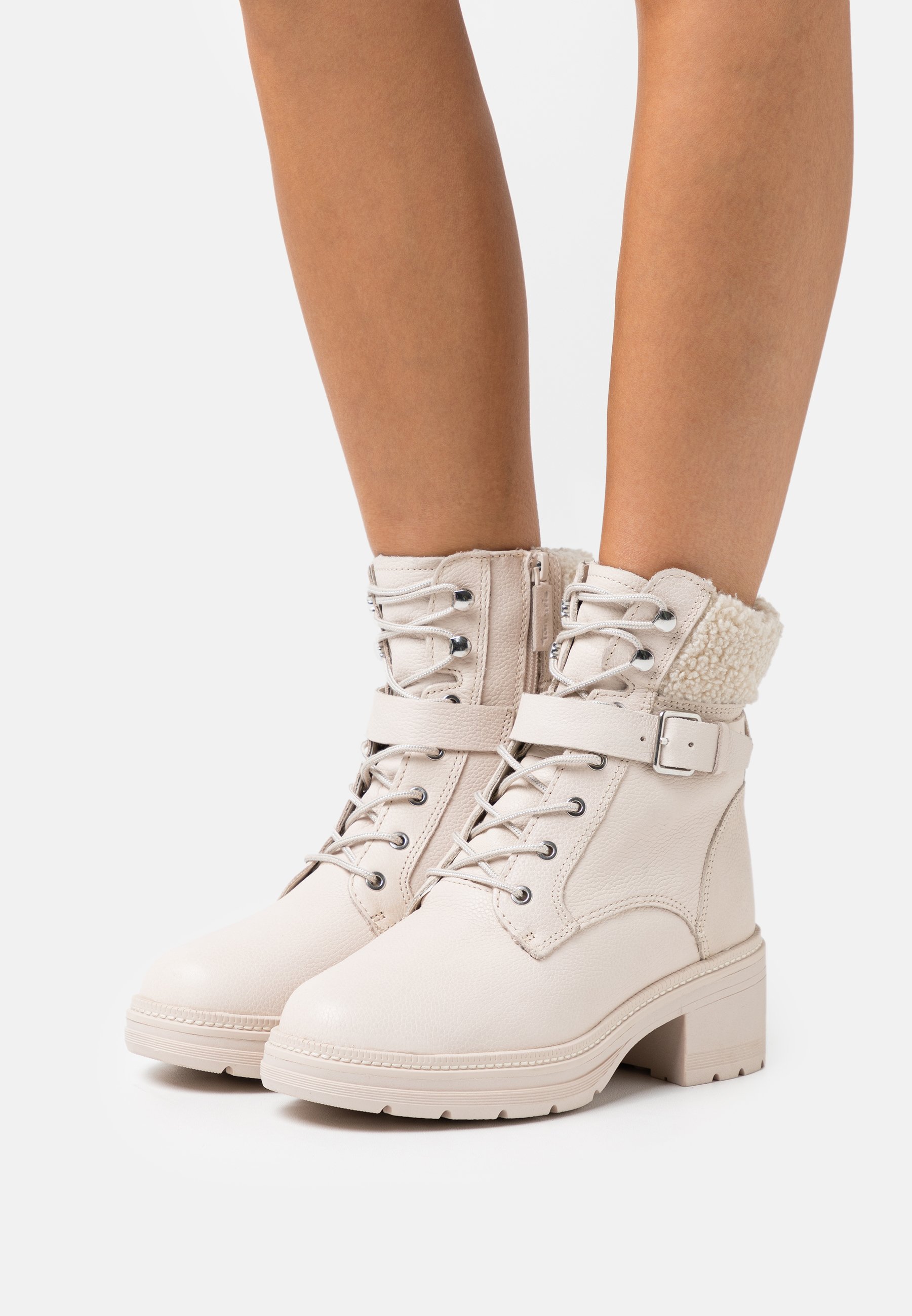 Tamaris Pure Relax Veterboots - ivory/crème - Zalando.be