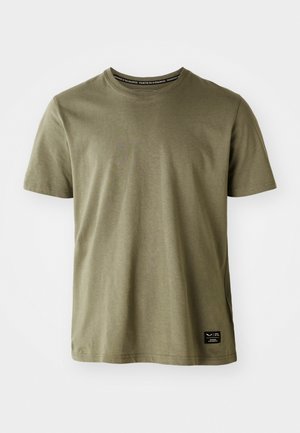 Salewa EAGLE LOGO PATCH  - Basic T-shirt - faded green