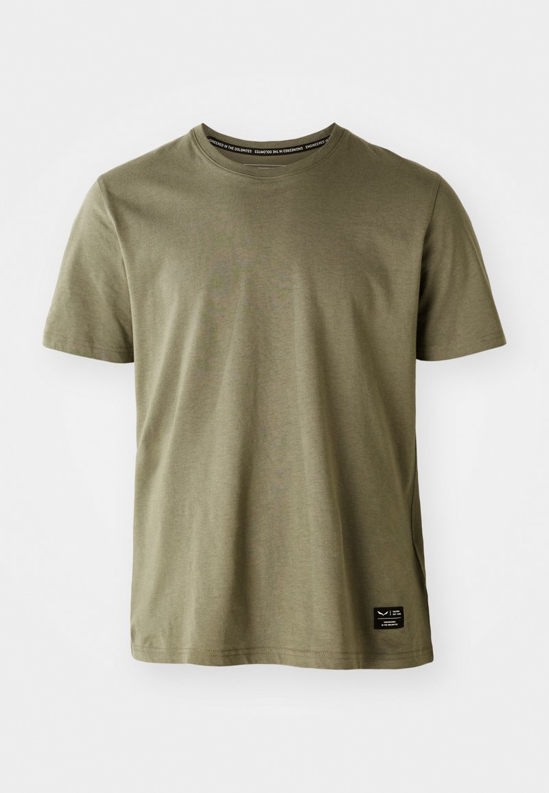 Salewa T-shirt basic olijfgroen Salewa T-shirt basic olijfgroen