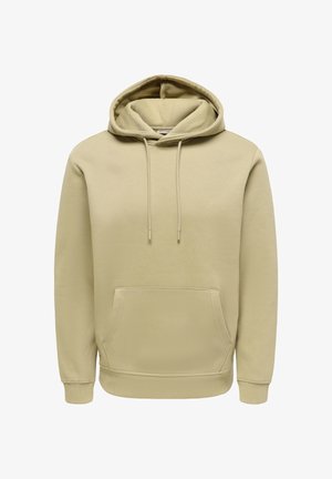 Only & Sons, ONSCONNOR LIFE REG SWEAT HOODIE NOOS - Суитшърт с качулка - coriander