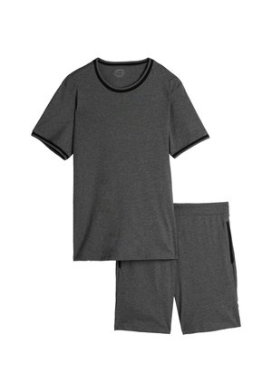 IUMAN Intimissimi Uomo KURZER BASIC SET - Nachtwäsche Set - dark grey
