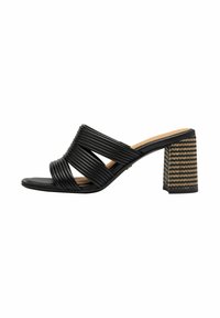 Mules à talons - black comb