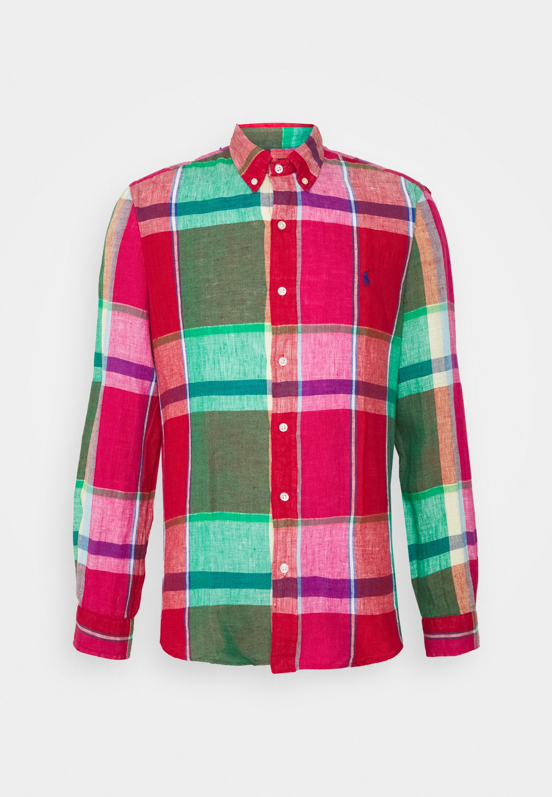 plaid polo