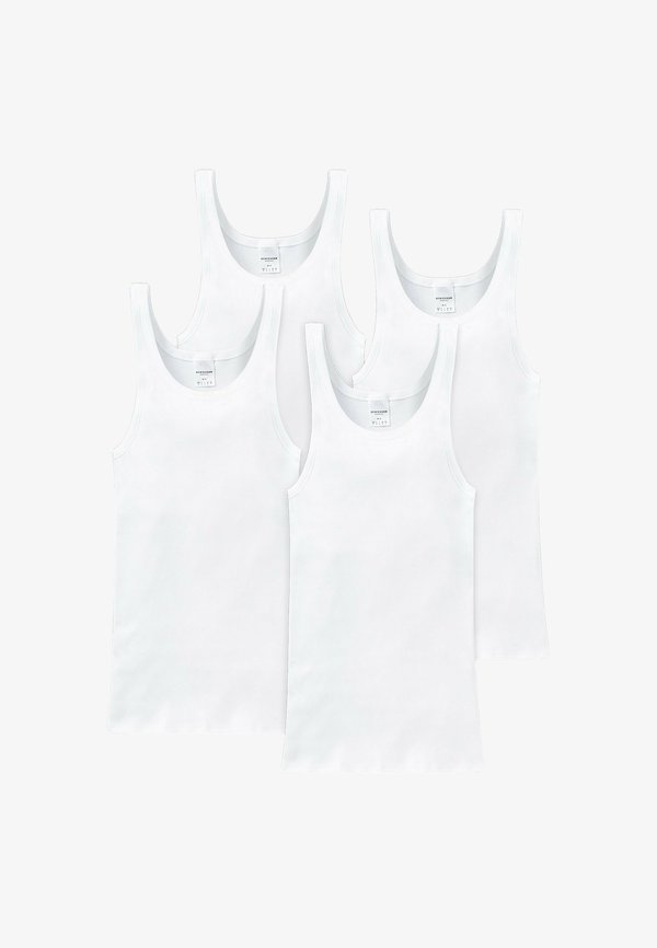 4 PACK - Undershirt - weiß3