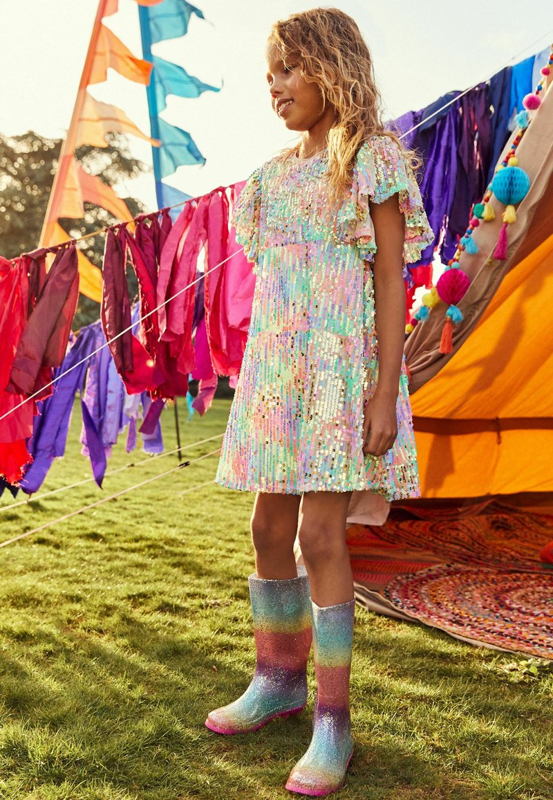 Next SEQUIN DRESS Robe de soirée pink/rose ZALANDO.FR