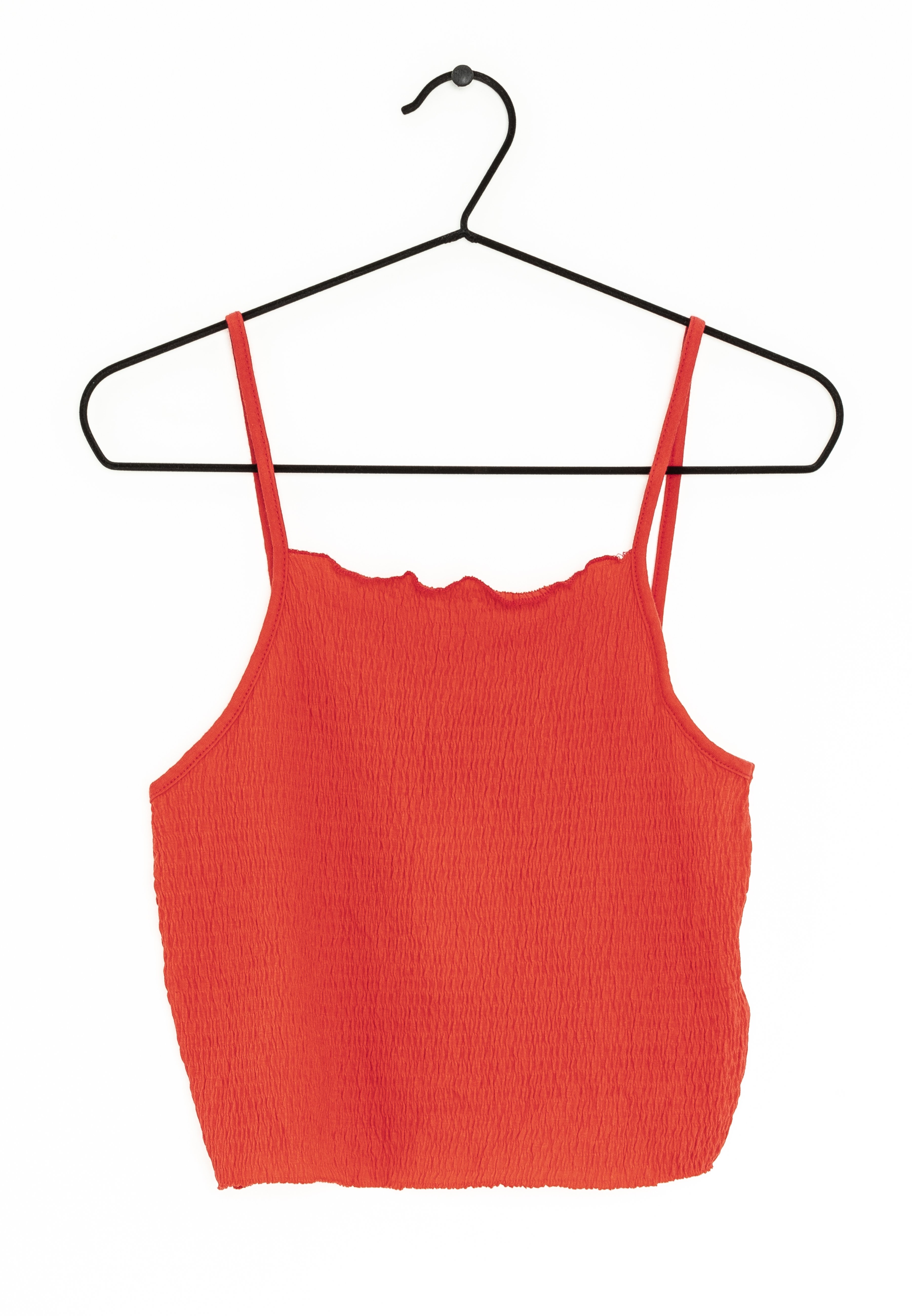 Débardeur Femme Zara Vert à Volants, Taille 12 – Parfait Pour L'été