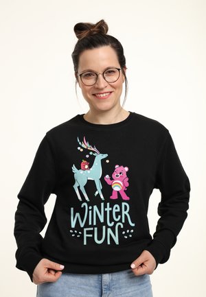 CARE BEARS UNLOCK THE MAGIC CHRISTMAS WINTER FUN - Långärmad tröja - black