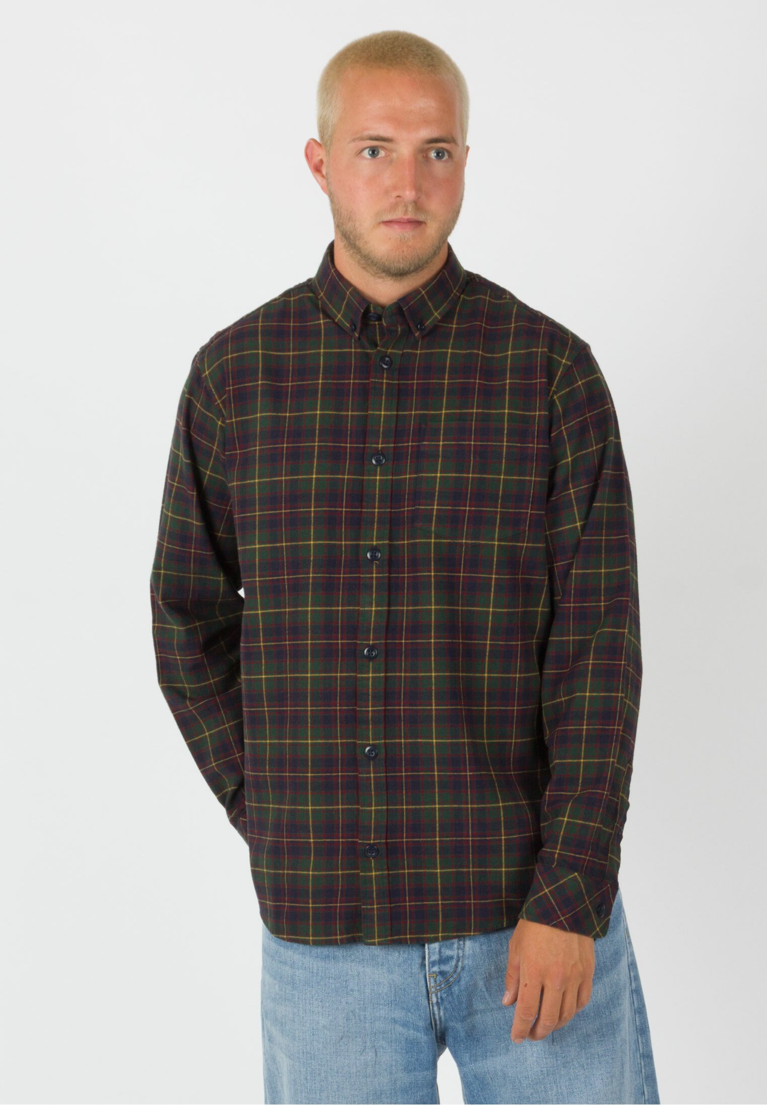 Carhartt WIP HUFFMAN Overhemd bottle greenGroen Carhartt WIP Sweater greenGroen Zalando.nl